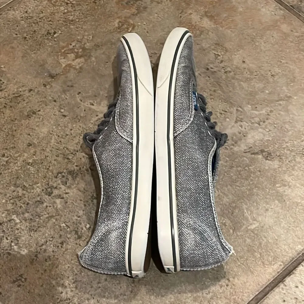 Vans Grey Pro Authentic Old Skool Skate Shoes Sneakers Unisex Size M5.5 W7 TB8C